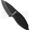Schrade SCH406N Fixed Blade Neck Knife - Black Plain 3 Schrade SCH406N Fixed Blade Neck Knife - Black Plain -Kershaw Sale Store schrade sch406n fixed jm large