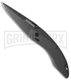 Schrade SCHA9 Gray Landshark MAGIC Spring Assisted Knife - Gray Plain