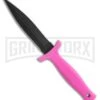 Schrade Small Boot Knife Pink TPE Fixed Blade Knife - Black Plain -Kershaw Sale Store schrade schf19hp large