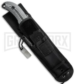 Schrade Extreme Survival SCHF36M Fixed Blade Knife Micarta - Black Plain 3 Schrade Extreme Survival SCHF36M Fixed Blade Knife Micarta - Black Plain -Kershaw Sale Store schrade schf36m sheath cm large