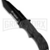 Smith & Wesson Black Ops Gray Spring Assisted Knife - Tanto Black Serr -Kershaw Sale Store smith and wesson auto black ops swblop3ts large