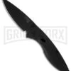 SOG Knives Aegis Black Spring Assisted Knife - Black Plain -Kershaw Sale Store sog ae 02 aegis large