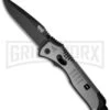 SOG Knives Grey Flashback Spring Assisted Knife - Black Plain 4 SOG Knives Grey Flashback Spring Assisted Knife - Black Plain -Kershaw Sale Store sog flashback sat002 cp large