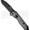 SOG Knives Grey Flashback Spring Assisted Knife - Tanto Black Plain 3 SOG Knives Grey Flashback Spring Assisted Knife - Tanto Black Plain -Kershaw Sale Store sog flashback sat004 cp large