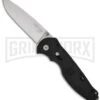 SOG Flash II Black GRN Spring Assisted Knife - Satin Plain