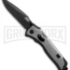 SOG Knives Flashback Mini Silver Spring Assisted Knife - Black Plain -Kershaw Sale Store sog sat102 flashback mini black gray large