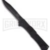 SOG Black SlimJim XL Spring Assisted Knife - Black Plain -Kershaw Sale Store sog slimjim xl black sj 52 large