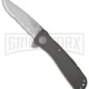 SOG Knives Twitch II Grey Spring Assisted Knife - Satin Serr