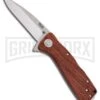 SOG Twitch XL Rosewood Spring Assisted Knife - Satin Plain