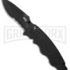 SOG Zoom Black Spring Assisted Knife - Black Serr -Kershaw Sale Store sog zoom half serrated zm1016 bx jm large