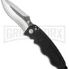 SOG Zoom Black Spring Assisted Knife - Satin Plain