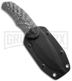 United Cutlery SOA Titanium Hunter Micarta Fixed Blade Knife - Gray Plain -Kershaw Sale Store titanium assault hunster uc2943 micarta fixed sheath large