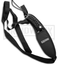 United Cutlery Savage Survival Wilderness Fixed Blade Knife - Black Plain -Kershaw Sale Store united cutlery bv138 black savage survival wilderness paracord fixed sheath large