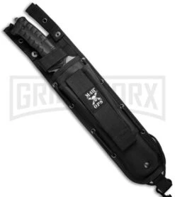 United Cutlery M48 Combat Bowie Knife - Gray Serr -Kershaw Sale Store united cutlery combat bowie uc3024 sheath cm large