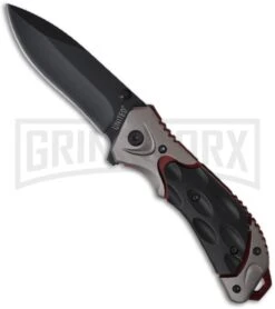 United Cutlery Rampage Spring Assisted Knife - Black Plain