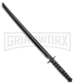 United Cutlery USMC Blackout Combat Black/Green Rubber Sword - Black Serr