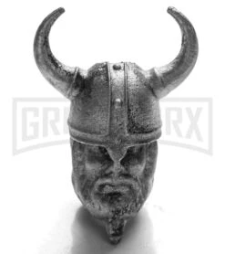 Magallona Pewter Viking Skull Lanyard Bead