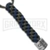 Zero Tolerance Knives Tied Paracord Lanyard + ZT Bead Gray/Blue -Kershaw Sale Store zero tolerance lanyard zt gray blue large