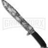 Large Fury Zombie Slayer Skull Machete Fixed Blade Knife - Plain -Kershaw Sale Store zombie fury zombie slayer 74424 fixed large